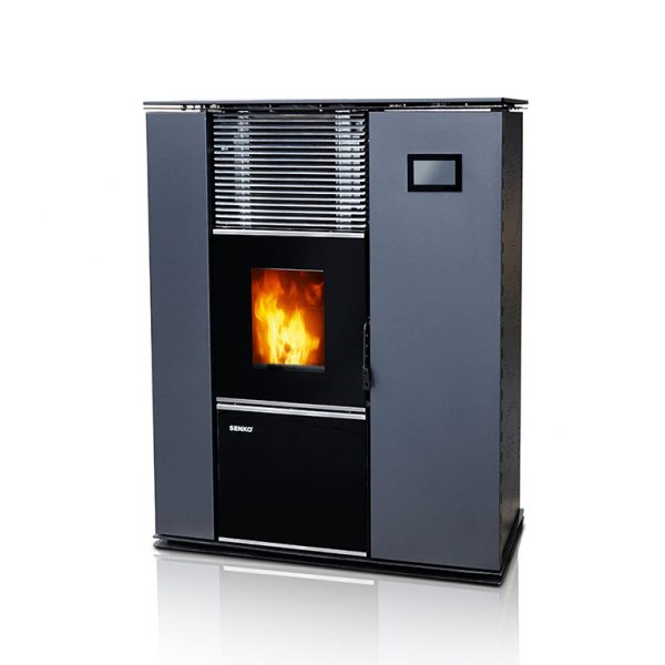 pelletofen mit wassertasche als zentralheizung